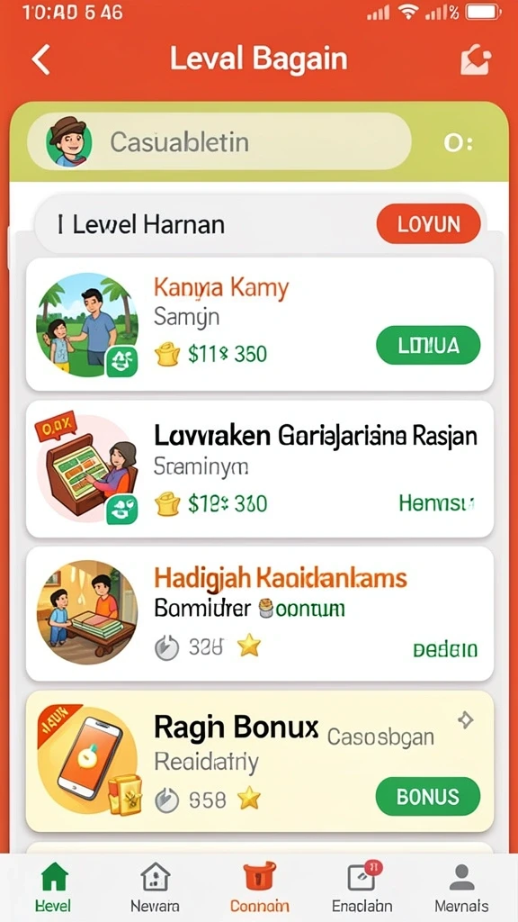 Tampilan permainan slot yang menawan dan interaktif.