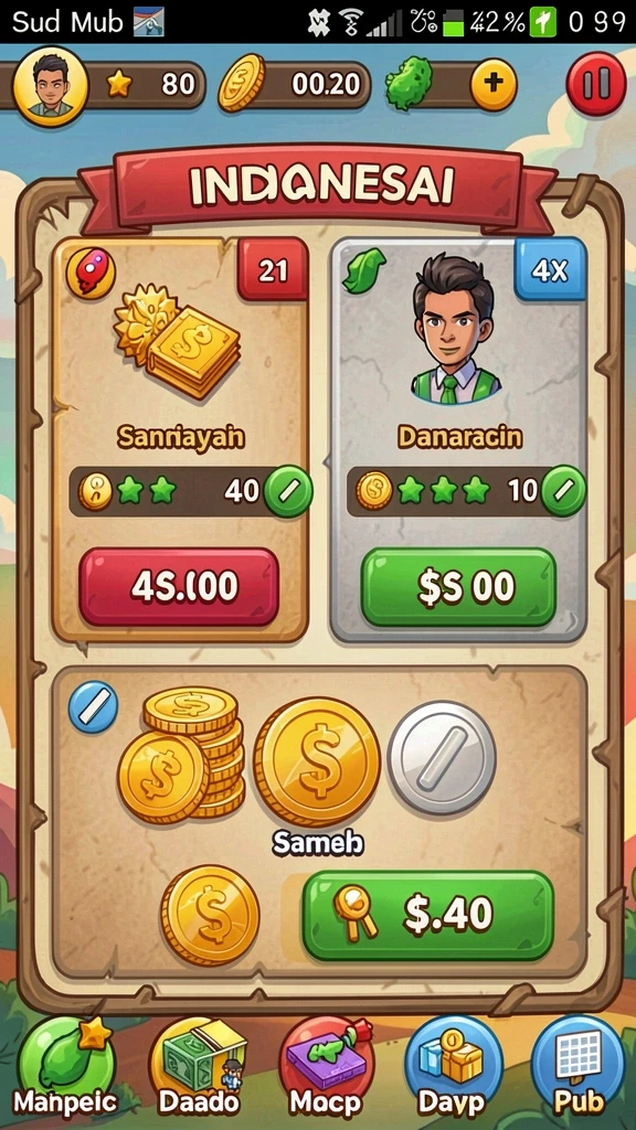 Tampilan grafis yang memukau dari mesin slot.