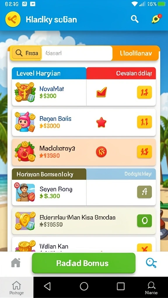 Tangkapan layar ini menunjukkan fitur kustomisasi karakter yang menarik.