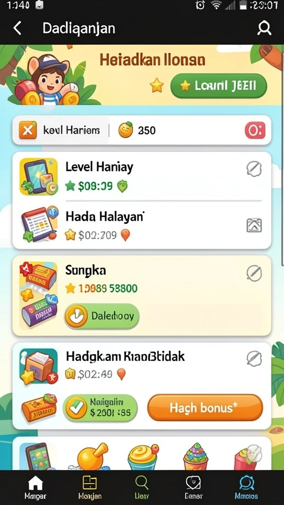 Mode permainan yang beragam untuk tantangan berbeda.