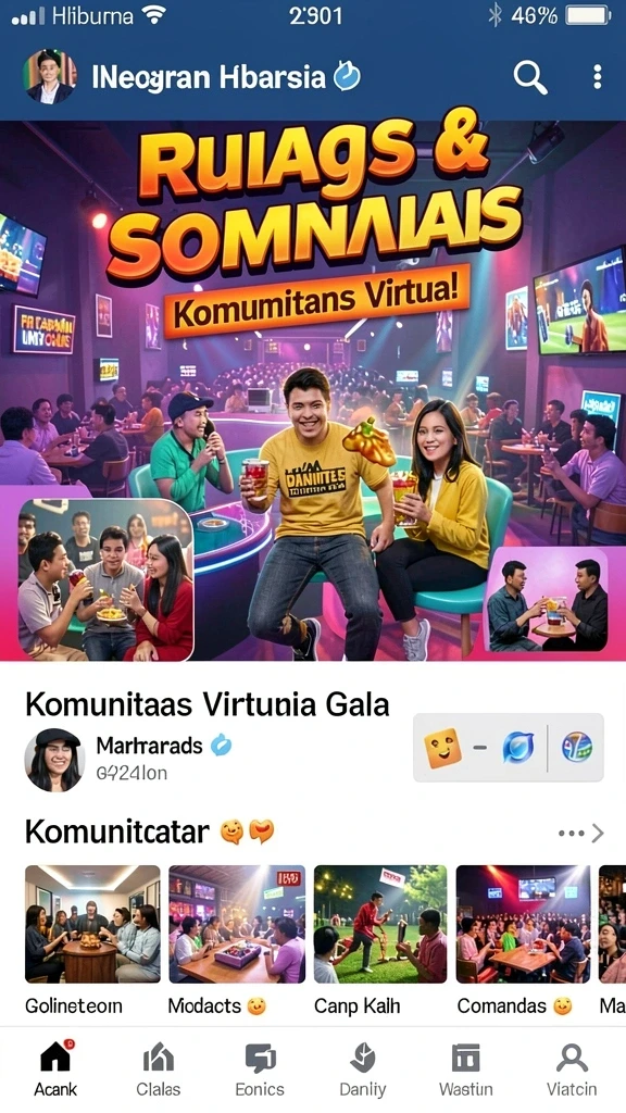 Tampilan awal game yang memukau.