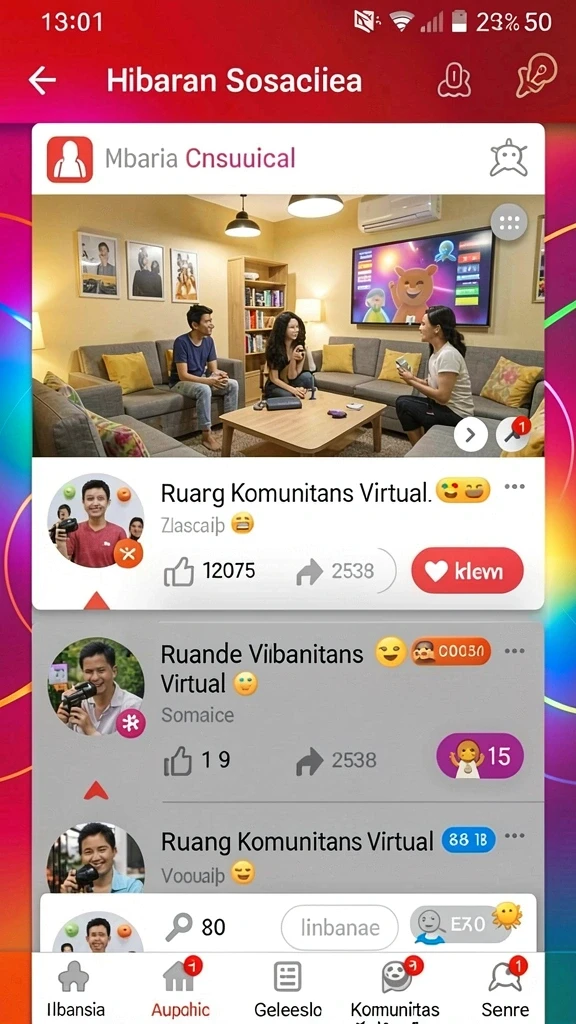 Tampilan antarmuka yang user-friendly.