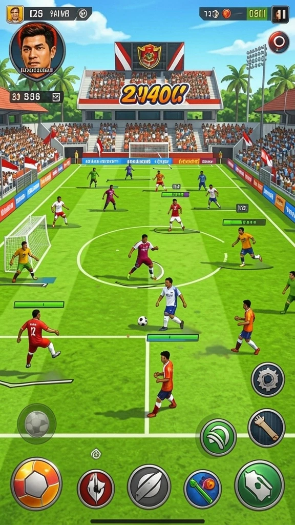 Screenshot menunjukkan aksi pertarungan yang mendebarkan.