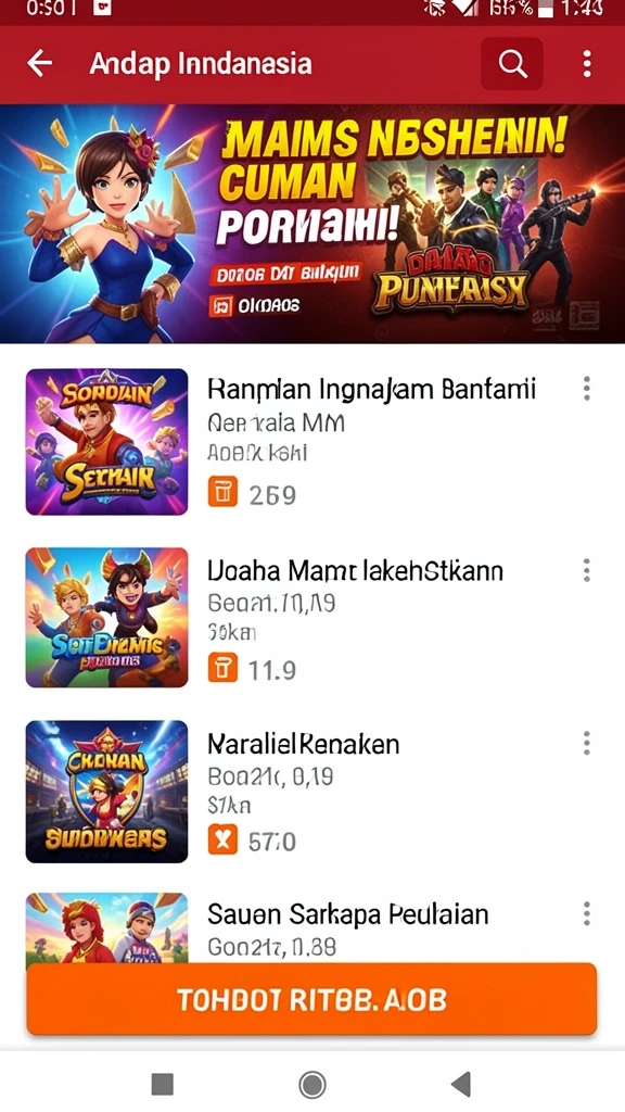 Screenshot menampilkan tampilan antarmuka GACOR77 yang menarik.