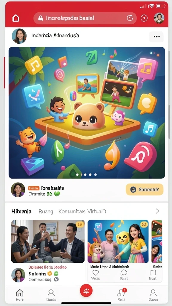 Antarmuka yang ramah dan menarik untuk pengguna.