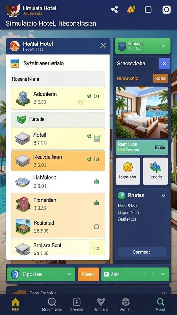 Karakter-karakter unik yang dapat dipilih dan dimainkan.