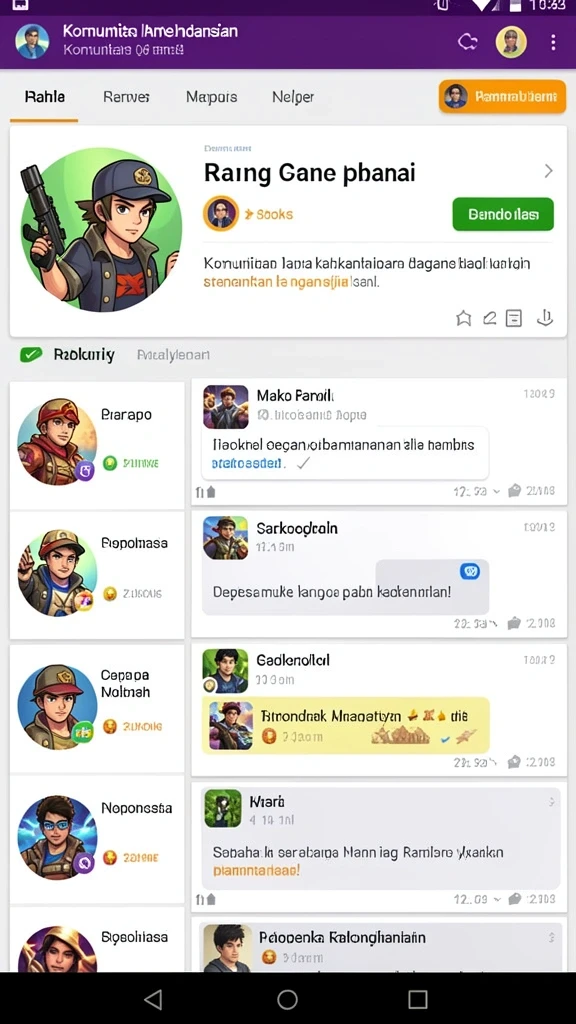 Tampilan awal yang mengesankan dengan nuansa Jepang.