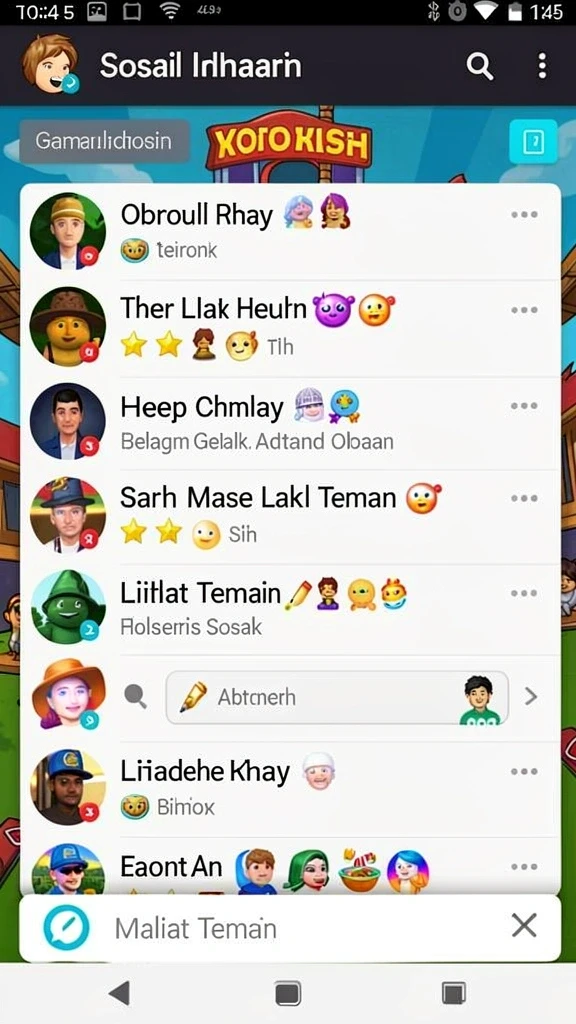 Tampilan awal menakjubkan dengan desain karakter yang menarik.