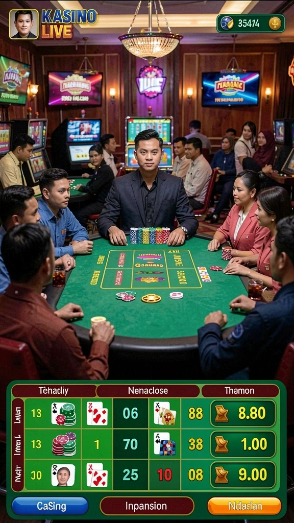 Aksi seru dalam permainan yang penuh tantangan.