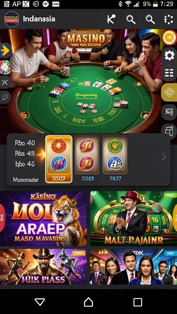 Diverse game choices available within MAJ777.