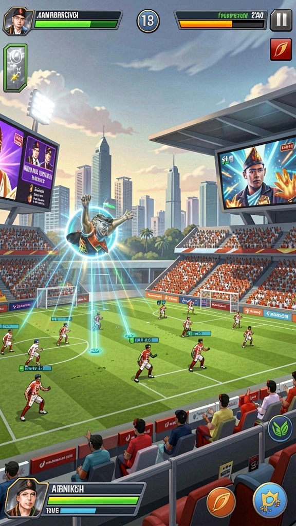 Interaksi multiplayer yang seru dan kompetitif.