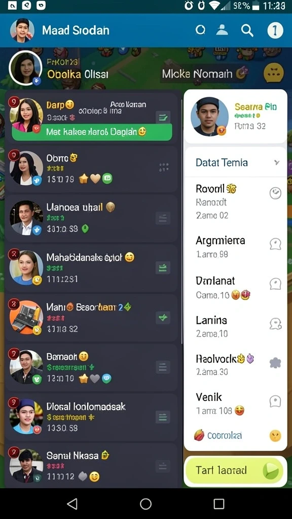 Tampilan antarmuka yang intuitif dan menarik.