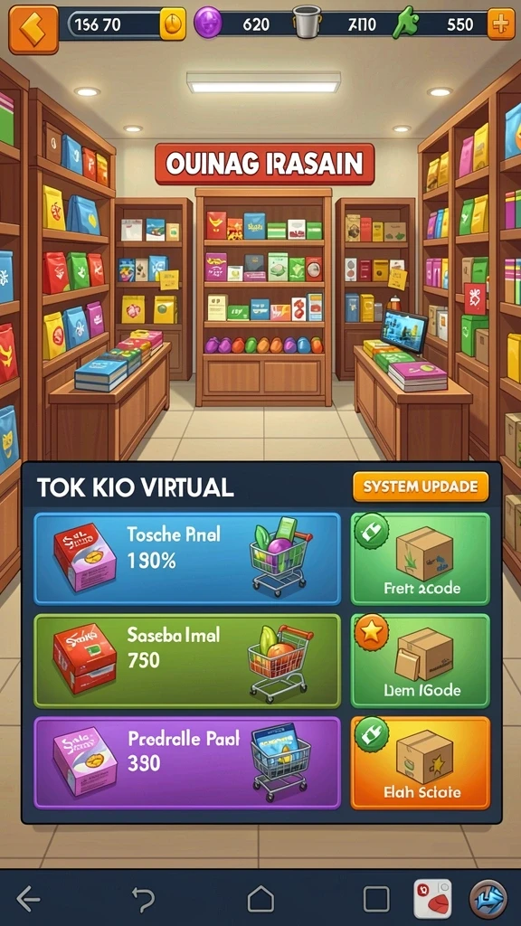 Tampilan utama yang menarik dan interaktif.