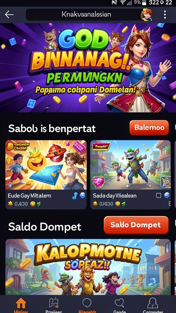 Karakter-karakter unik yang bisa dipilih untuk bermain.