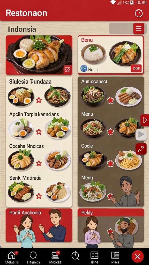 Karakter utama dalam aksi pertarungan yang seru.