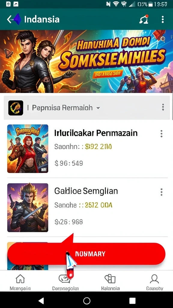 Tantangan level yang menantang dan seru.