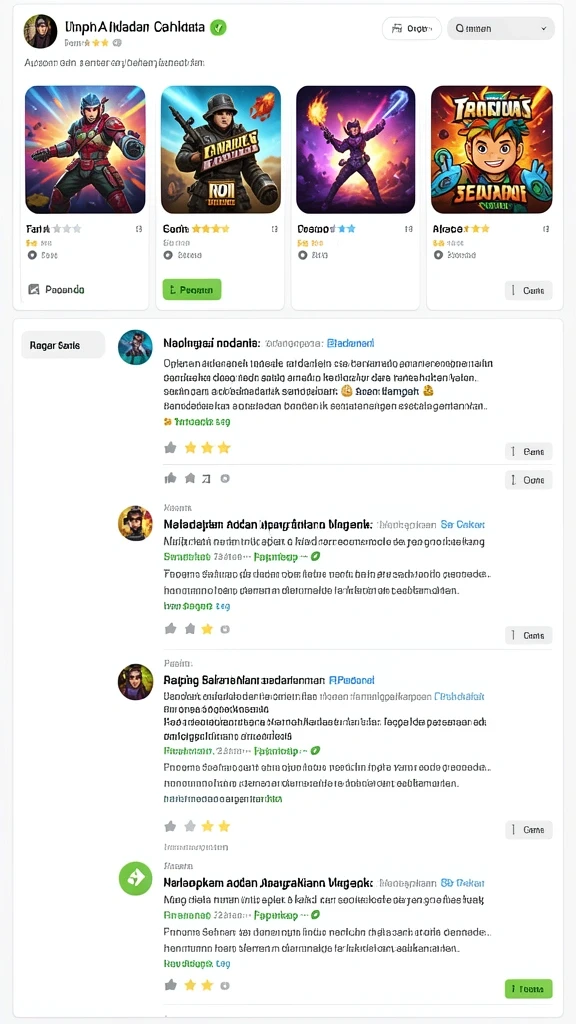 Mode permainan yang seru dan variatif.