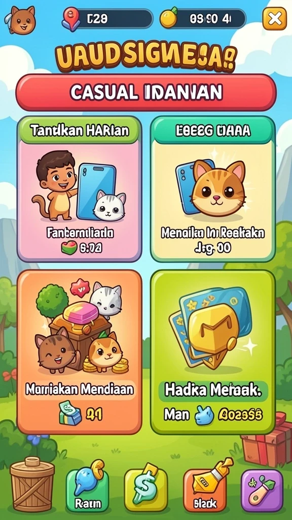 Kemudahan akses ke berbagai permainan judi.