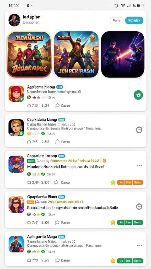 Tangkapan layar menampilkan menu kustomisasi karakter yang kaya pilihan.