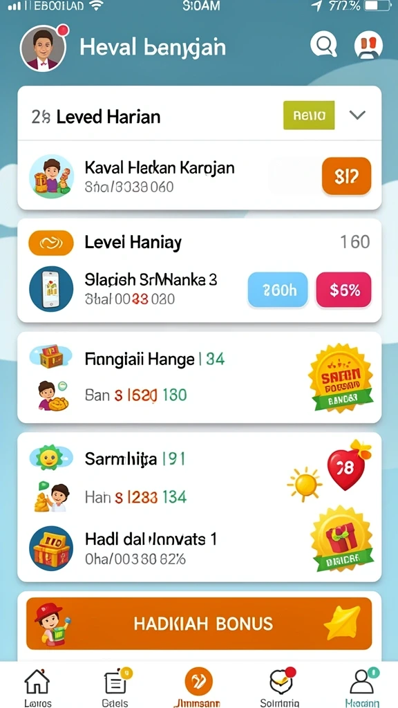 Tangkapan layar memperlihatkan salah satu level yang menantang dan indah.