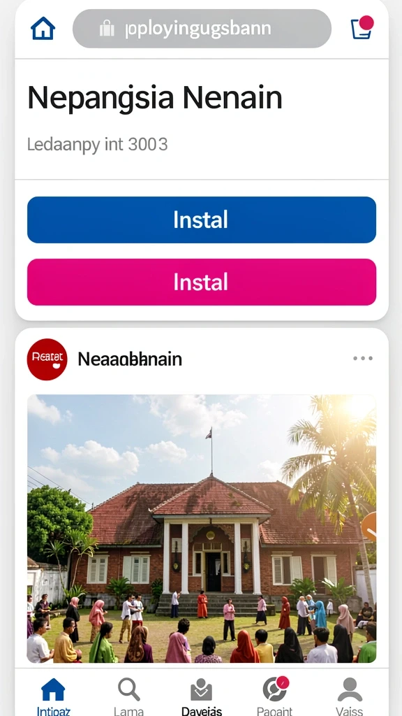 Tampilan antarmuka pengguna yang menarik.
