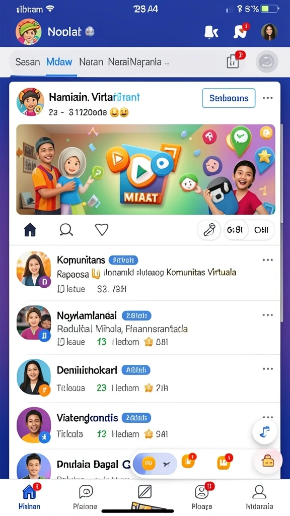 Tampilan karakter yang epik dan penuh detail.