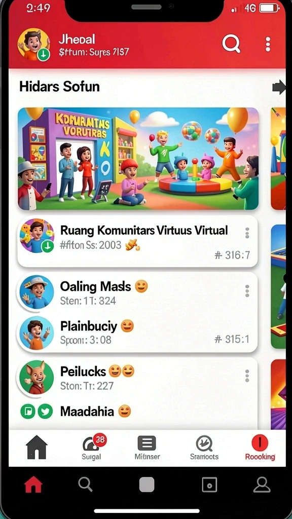 Visual menakjubkan dari latar belakang yang indah.