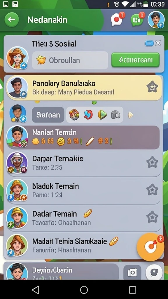 Pengaturan balapan yang menakjubkan.