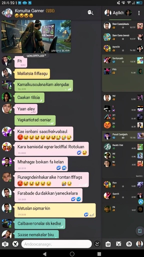 Karakter-karakter unik dengan kemampuan yang bervariasi.