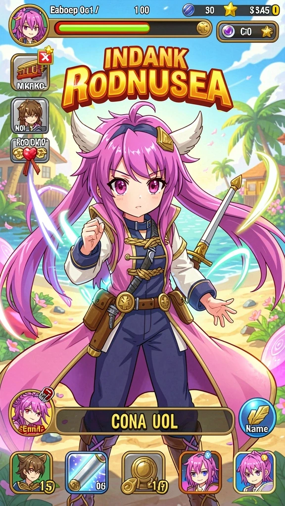 Latar belakang yang indah dan kaya detail di dalam game.