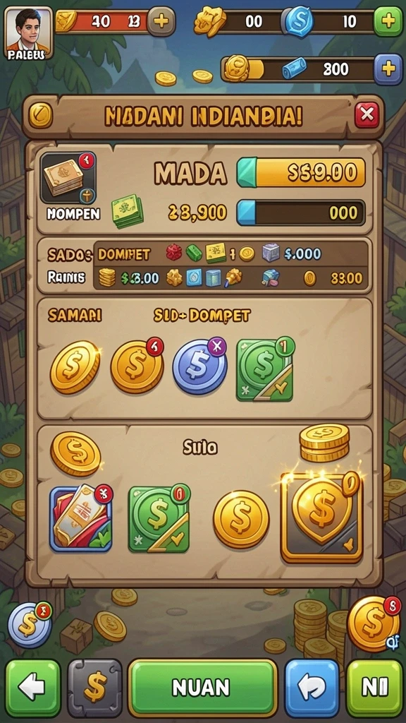 Tampilan utama ZEUS138 yang menarik dan mudah dinavigasi.